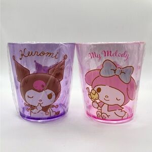 Kuromi and My Melody Pink and Purple Cups